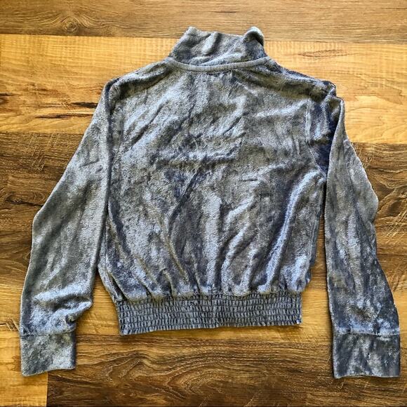 Art Class Light Weight Jacket Velour Gray Size 6X - Picture 2 of 5